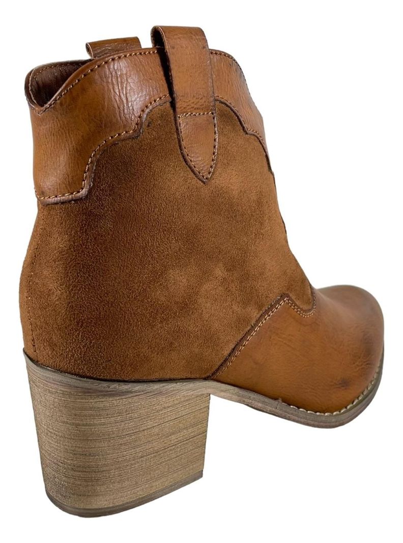 Botin Via Uno Camel Mujer 12083407-1