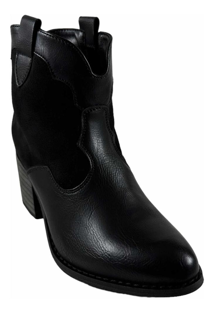 Botin Via Uno Negro Mujer 12083407-2