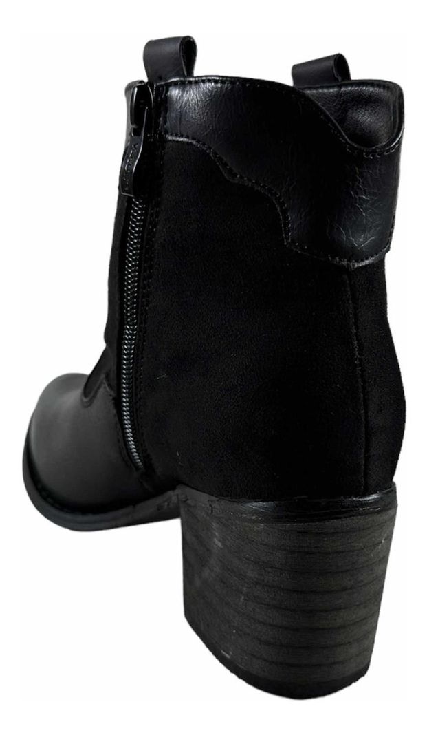 Botin Via Uno Negro Mujer 12083407-5