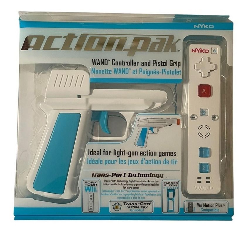 Pack Control Nintendo Wii Nyko + Pistola + Funda LIQUIDADORA RC