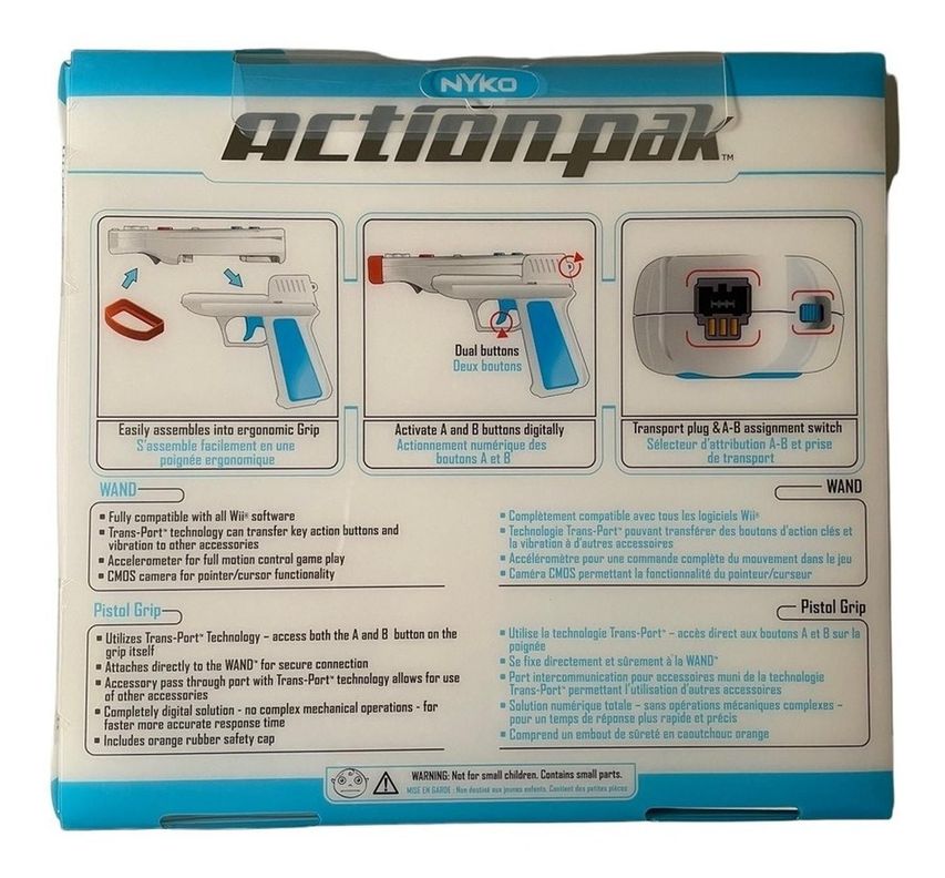 Pack Control Nintendo Wii Nyko + Pistola + Funda LIQUIDADORA RC