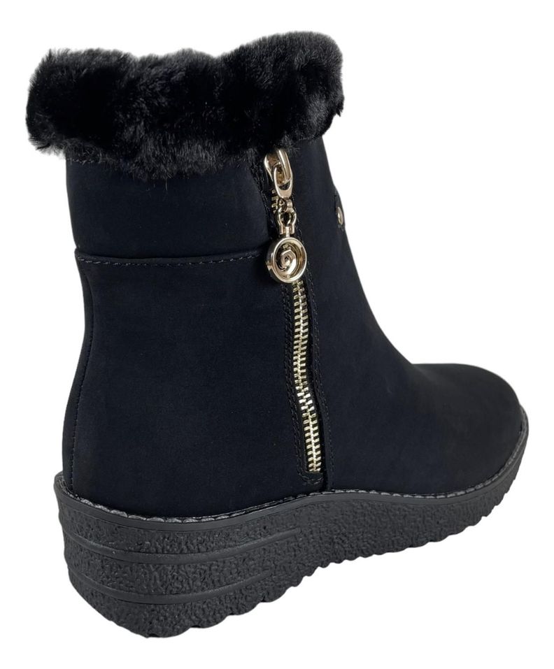 Botin Via Uno Mujer Negro 12085401-1