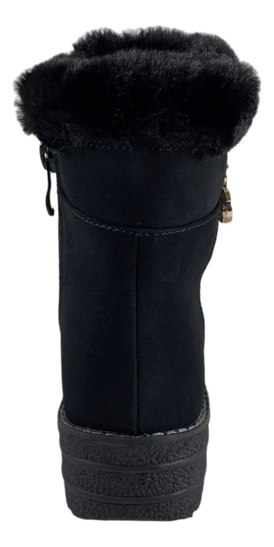 Botin Via Uno Mujer Negro 12085401-2