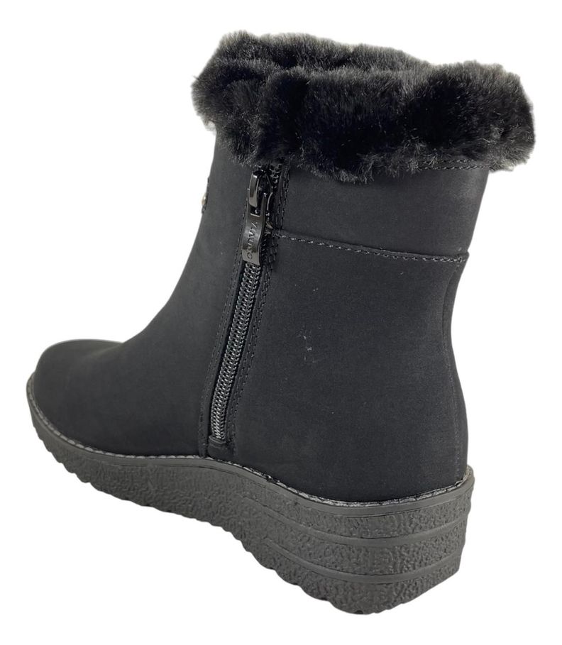 Botin Via Uno Mujer Negro 12085401-3
