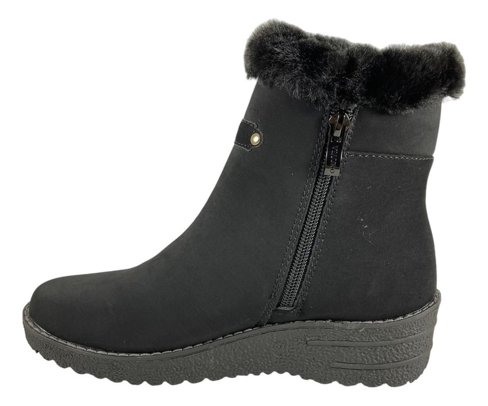 Botin Via Uno Mujer Negro 12085401-4