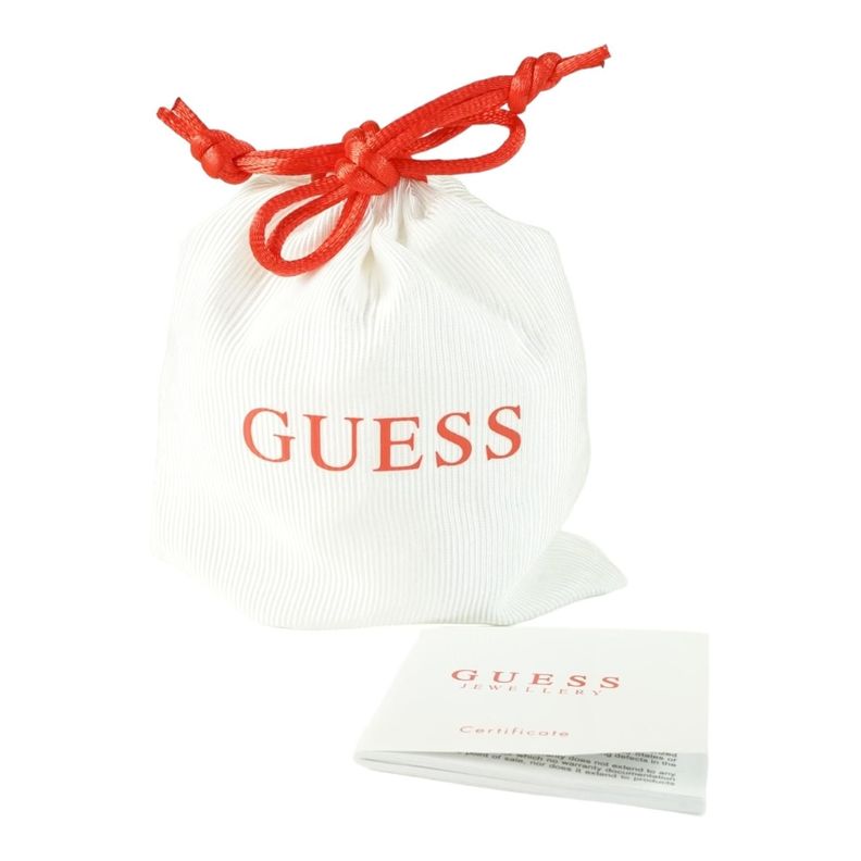 Collar Guess Queen Of Heart Ubn79009 Plateado-1