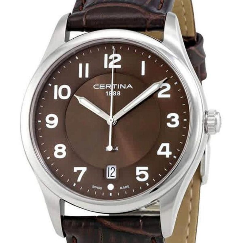 Reloj Certina Ds-4 Esfera Café Cuarzo Hombre-0