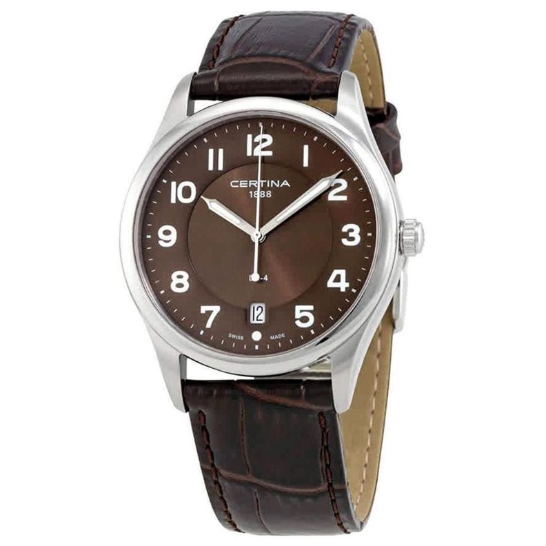 Reloj Certina Ds-4 Esfera Café Cuarzo Hombre-1