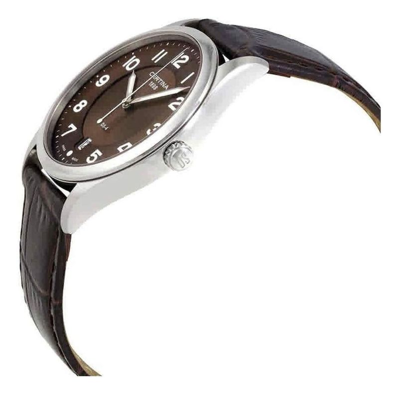Reloj Certina Ds-4 Esfera Café Cuarzo Hombre-2