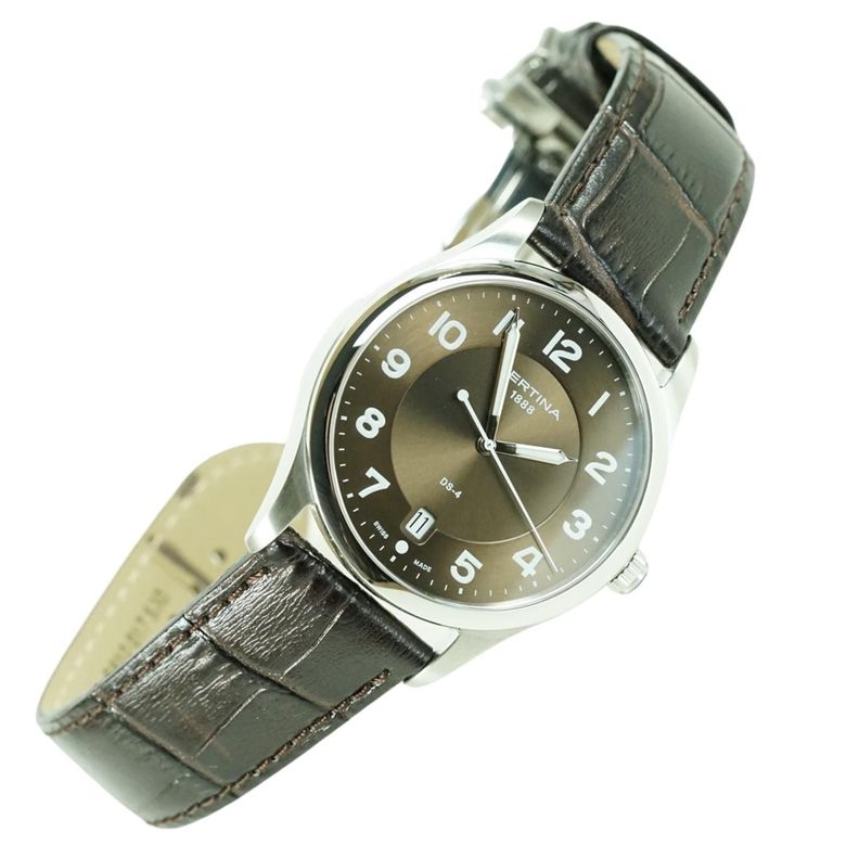 Reloj Certina Ds-4 Esfera Café Cuarzo Hombre-3