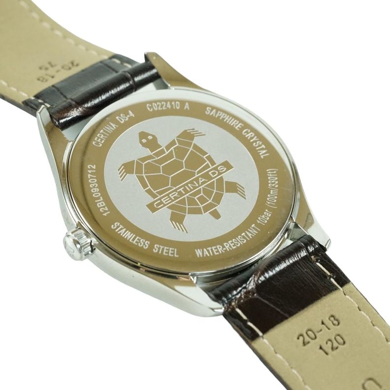 Reloj Certina Ds-4 Esfera Café Cuarzo Hombre-4