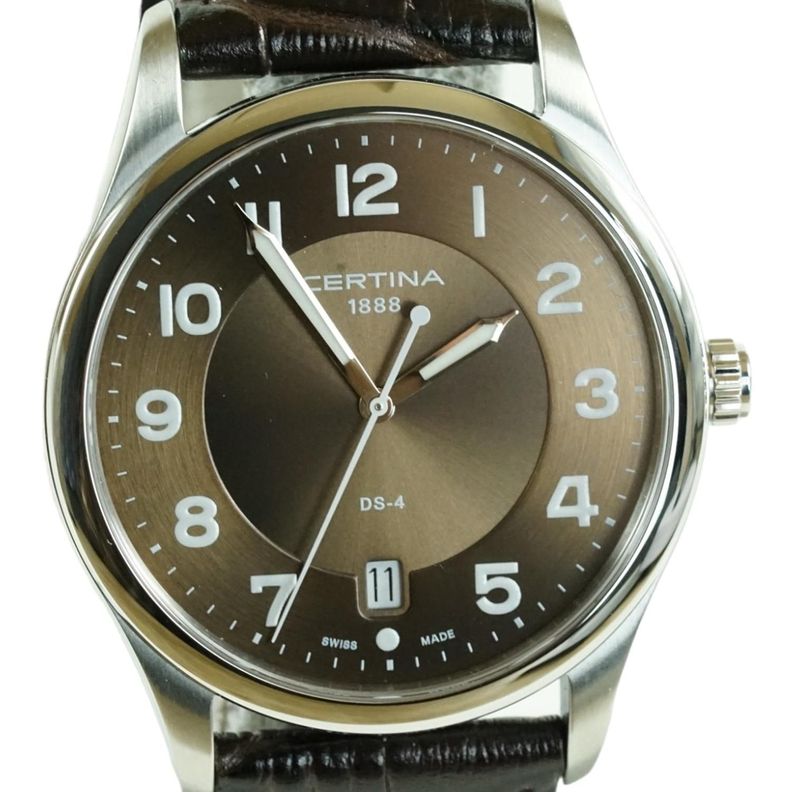 Reloj Certina Ds-4 Esfera Café Cuarzo Hombre-5