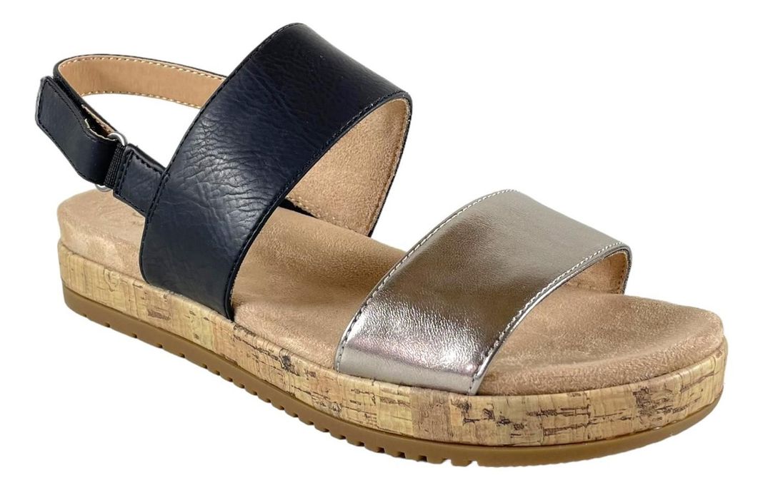Sandalia Soul Naturalizer Negro Mujer Dorri Memory Foam-1