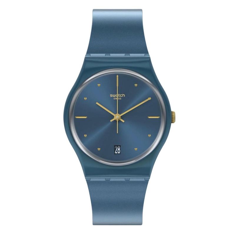 Reloj Unisex Swatch Silver In Blue Gn417 Cuarzo-1