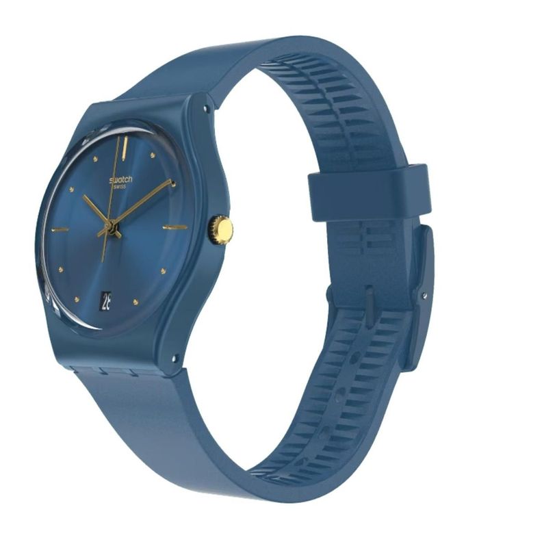 Reloj Unisex Swatch Silver In Blue Gn417 Cuarzo-2