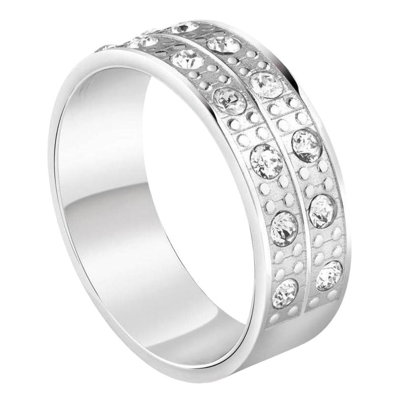 Anillo Guess Party Time Ubr29030-52 Plateado-0