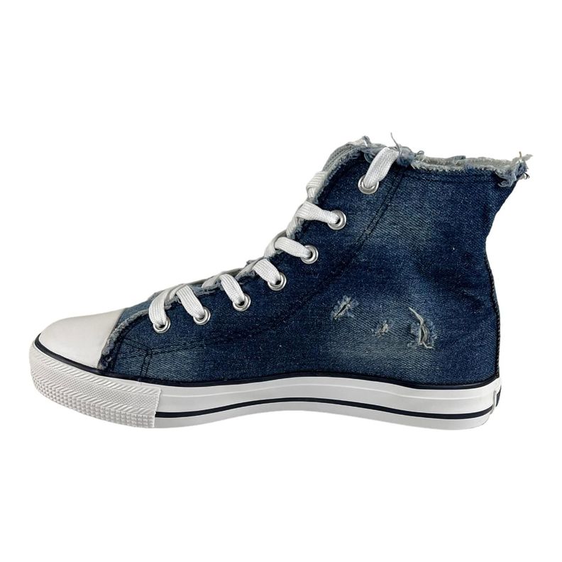 Zapatilla Wisdom Lona Azul Tipo Conv-3