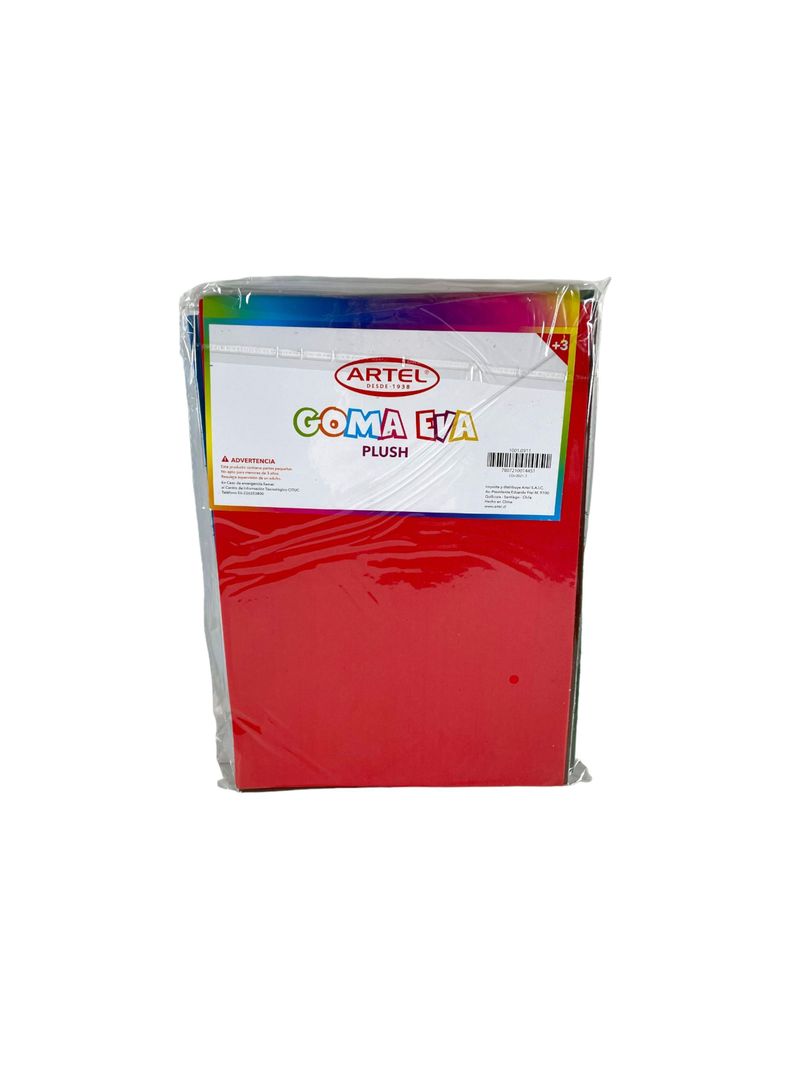 Goma Eva Plush Set 6 Colores Artel-2