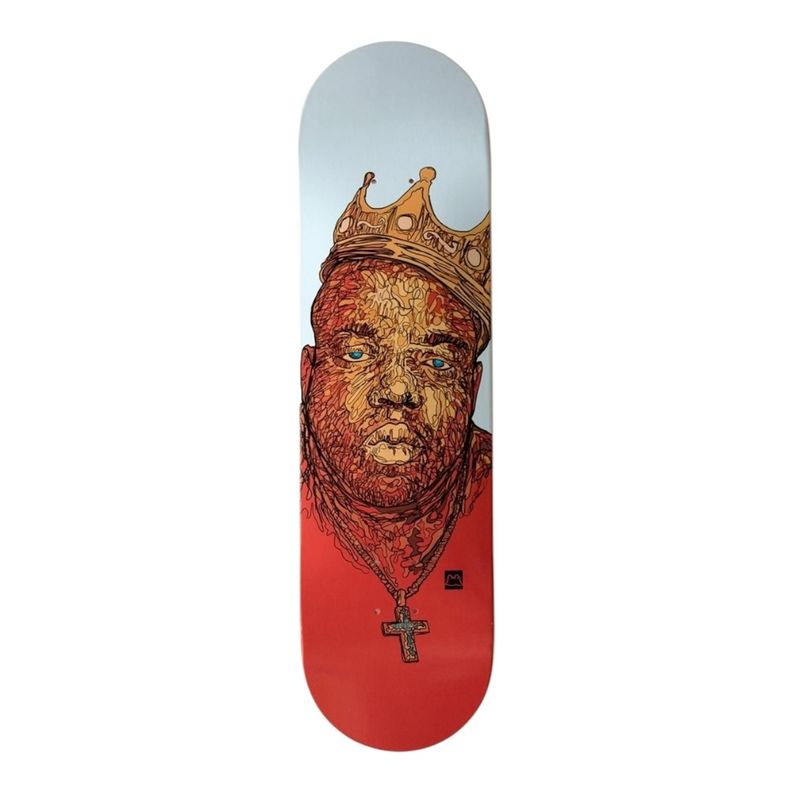 Tabla Skate Patineta Gangsta Tribute Biggy 8.5 Rojo