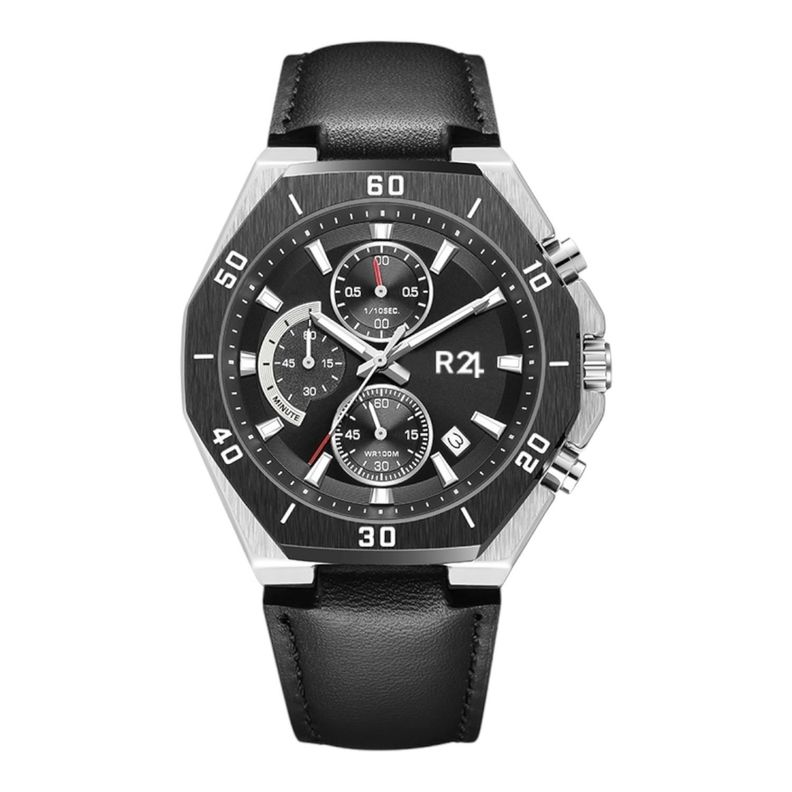 Reloj R24 Cuarzo TG-21 Cuero-1