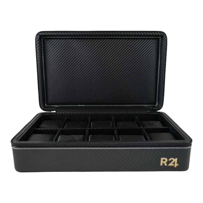 Caja Organizadora Premium para 10 Relojes - Cuero Pu-0