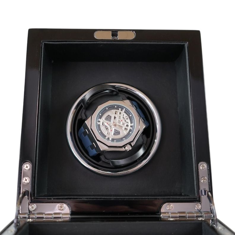 Caja Watch Winder Madera 1 Reloj exhibidor lujo-4