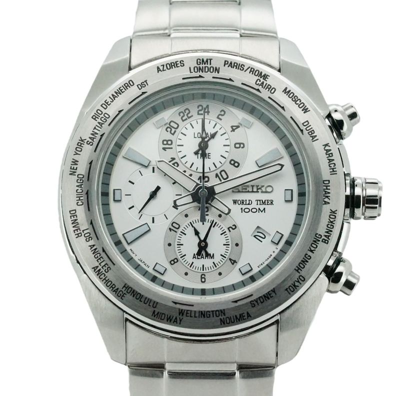 Reloj Seiko Hombre Criteria Worldtimer SPL029P1-0