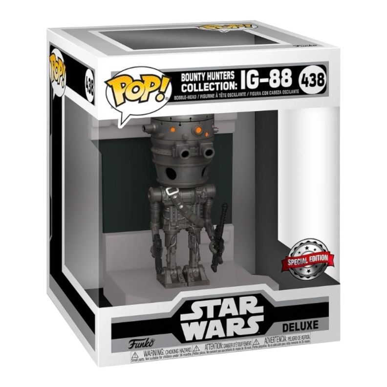 FIGURA COLECCIONABLE FUNKO POP STAR WARS - BOUNTY HUNTERS:IG88-0
