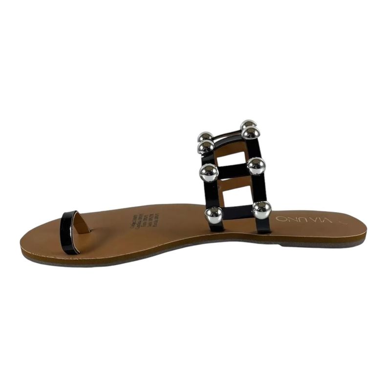Sandalia Chinelo Via Uno Mujer Modelo 21906870 Negro-3