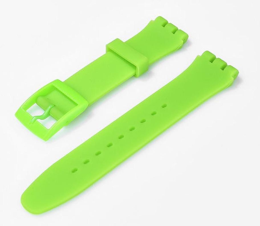 Correas compatible Relojes Swatch Silicona 17mm Diferentes Colores-0