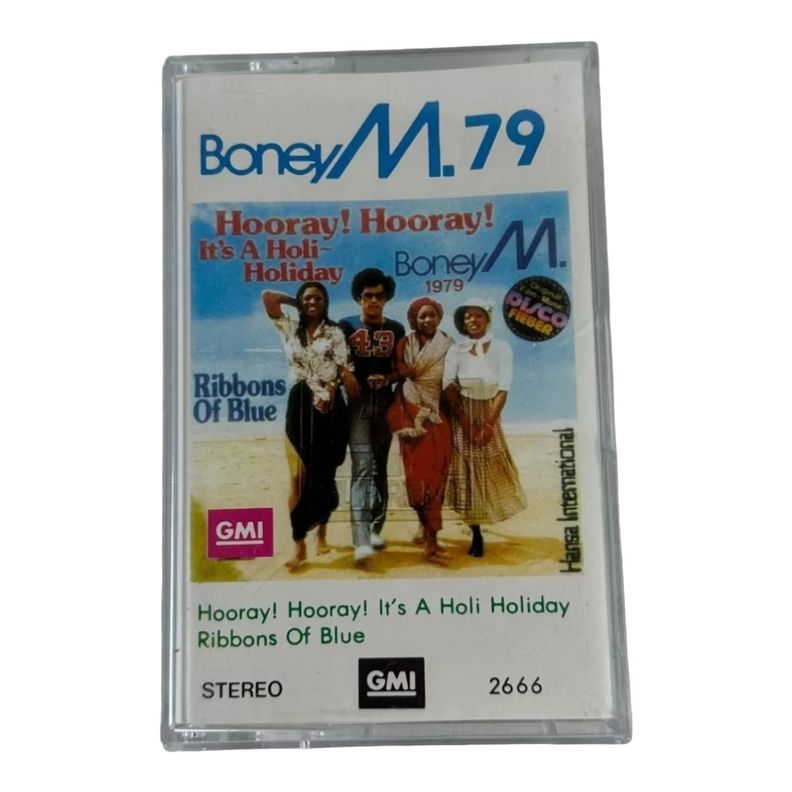 Cassette Original Boney M.79 Hooray Vintage Nuevo-0