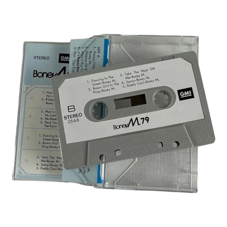 Cassette Original Boney M.79 Hooray Vintage Nuevo-2