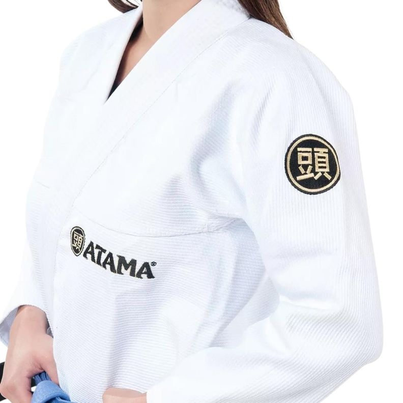Kimono Jiu-jitsu Mujer Atama Classic Gi-White F1-2