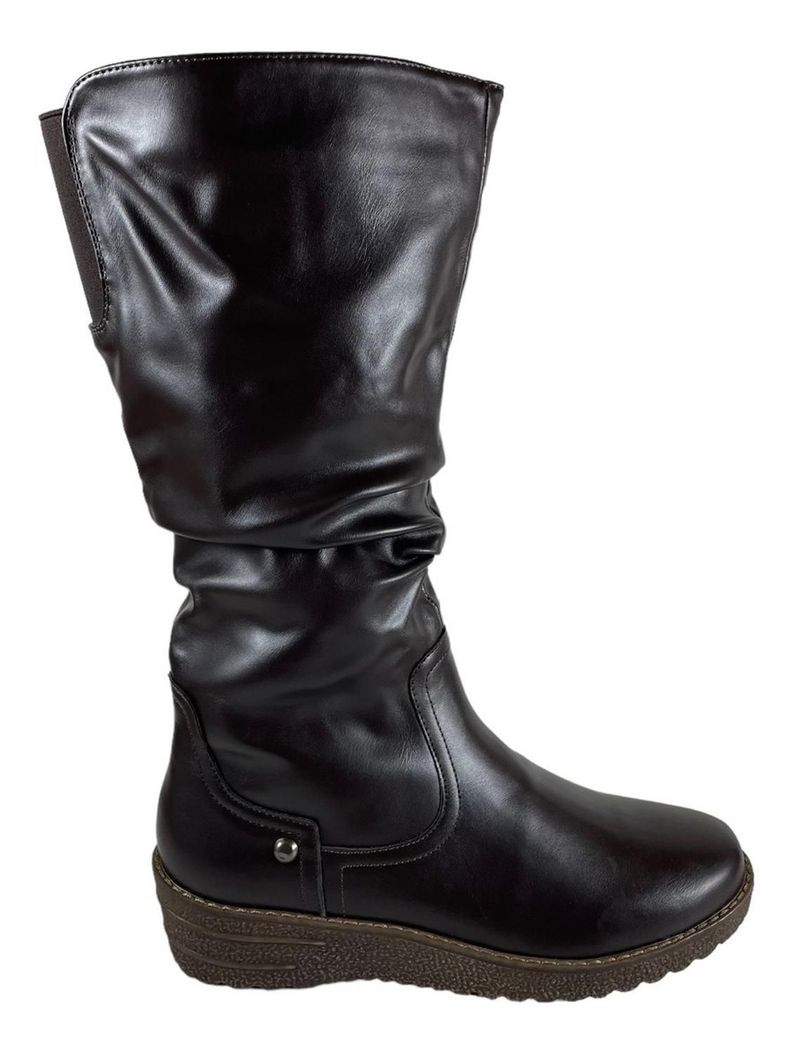 Botas Botin Via Uno Marron Chiporro 12085301-0