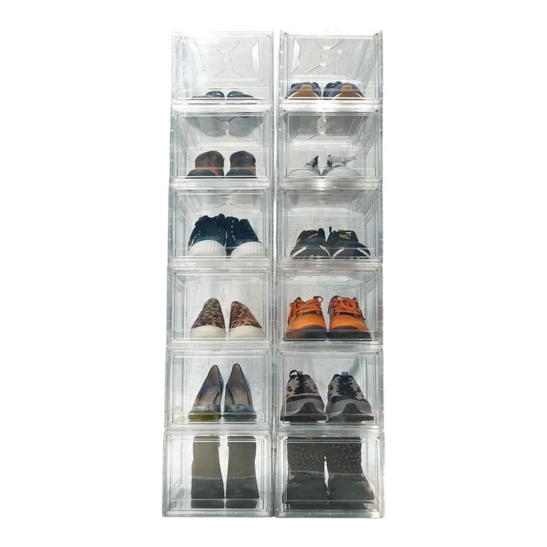CAJA ORGANIZADORA ZAPATO APILABLE PREMIUM CIERRE MAGNETICO-3