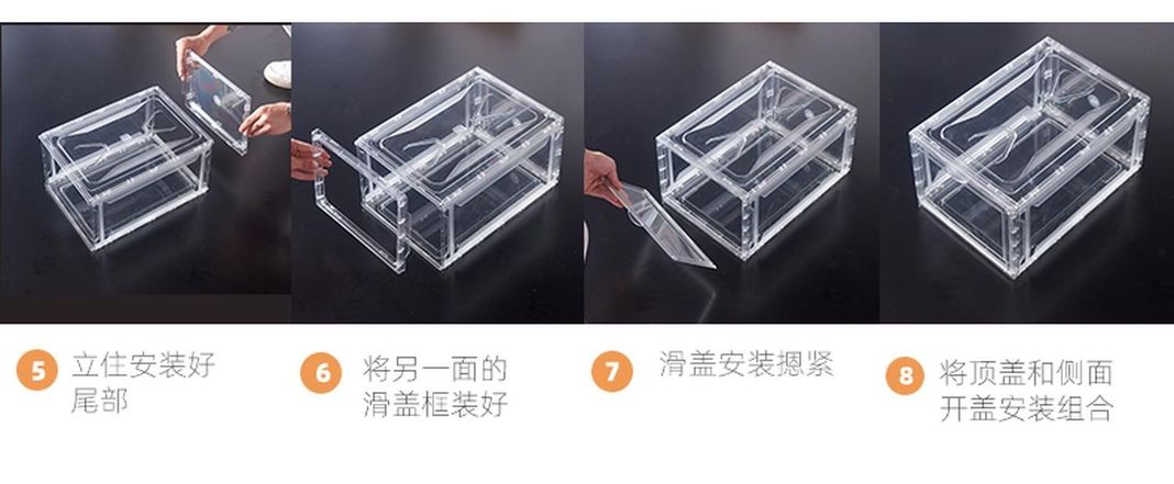 PACK 4 CAJAS ORGANIZADORA ZAPATO APILABLE PREMIUM CIERRE MAGNETICO-8