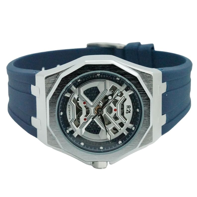 Reloj R24 Automatico SK-05 Skeleton Silicona-1