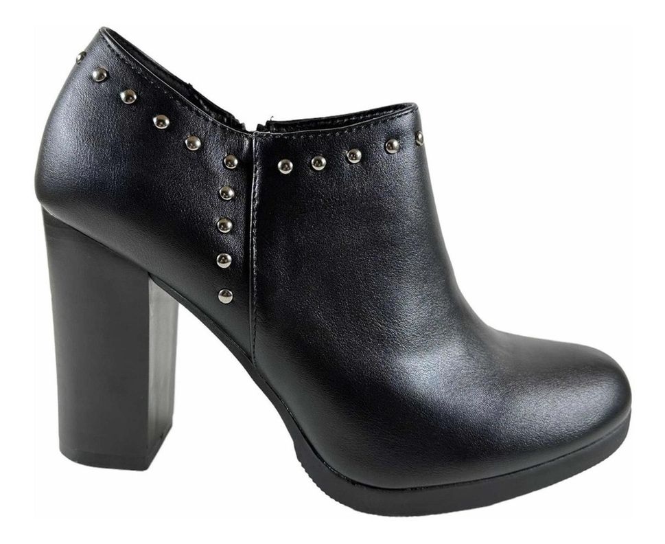 Botin Via Uno Negro 12084414 Mujer-0