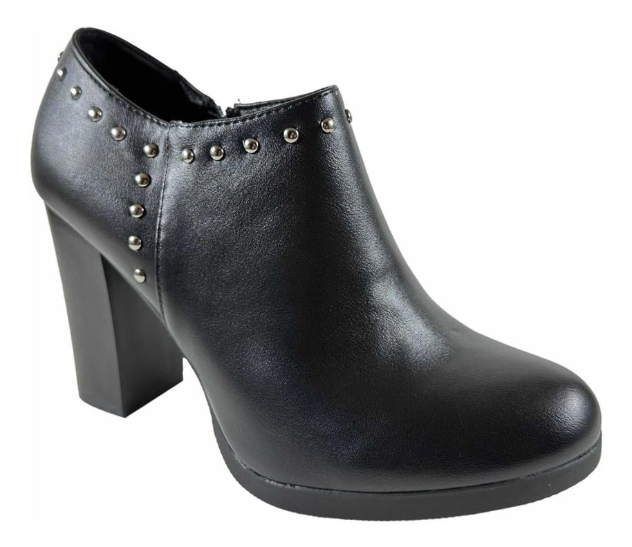 Botin Via Uno Negro 12084414 Mujer-1