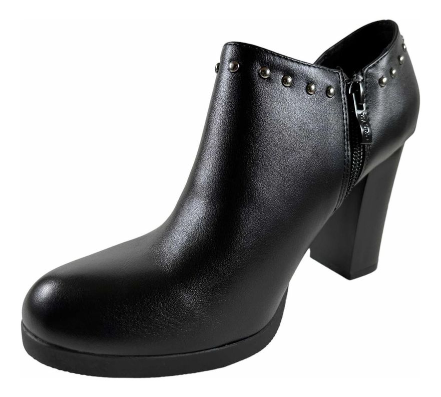 Botin Via Uno Negro 12084414 Mujer-3