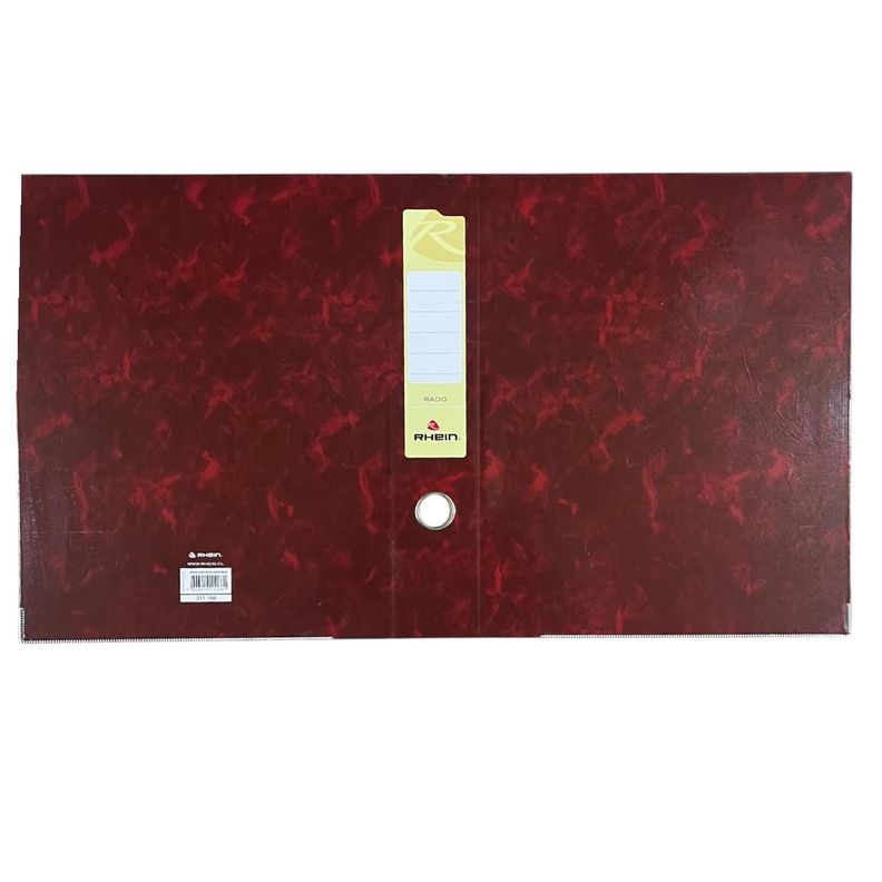 Flat para Archivador Rhein Ancho Burdeo Pack 50 Unids Morado Oscuro