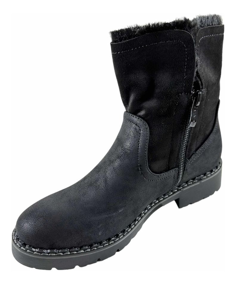 Botin Via Uno Chiporro Mujer Negro 12082426-4
