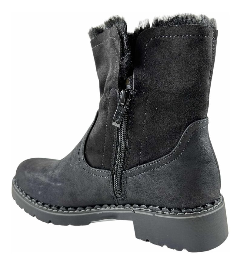 Botin Via Uno Chiporro Mujer Negro 12082426-6