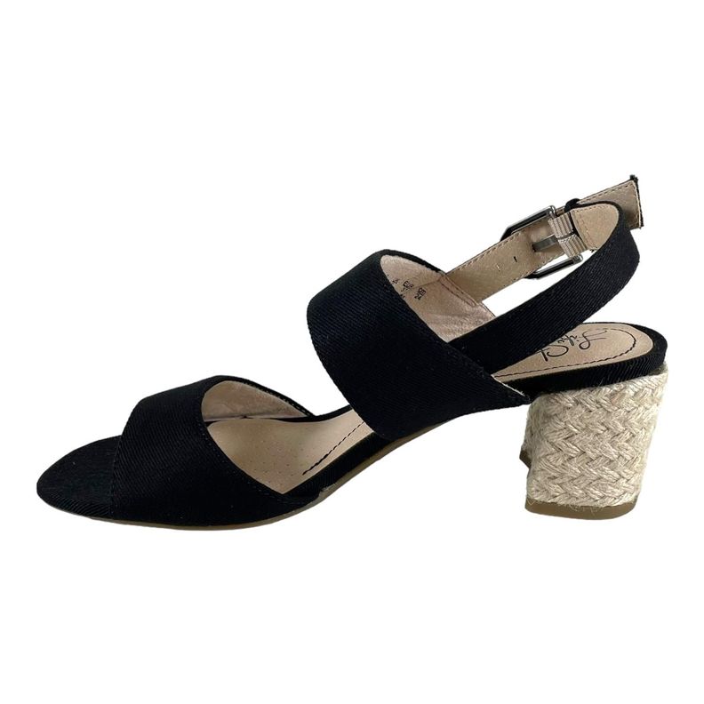 Sandalia Life Stride Negro Caldwell Mujer Soft System-4