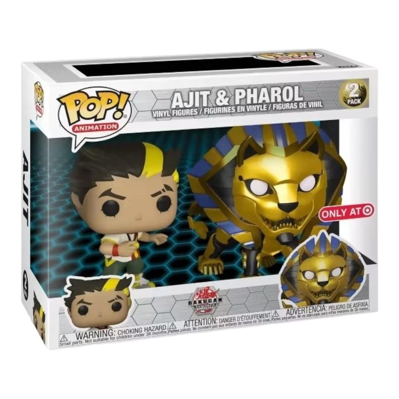 FIGURA COLECCIONABLE FUNKO POP BAKUGAN - AJIT & PHAROL-0