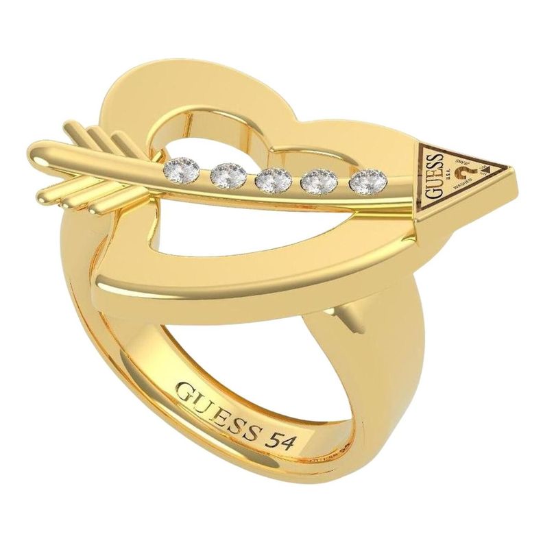 Anillo Guess Across My Heart Dorado Ubr79041-0