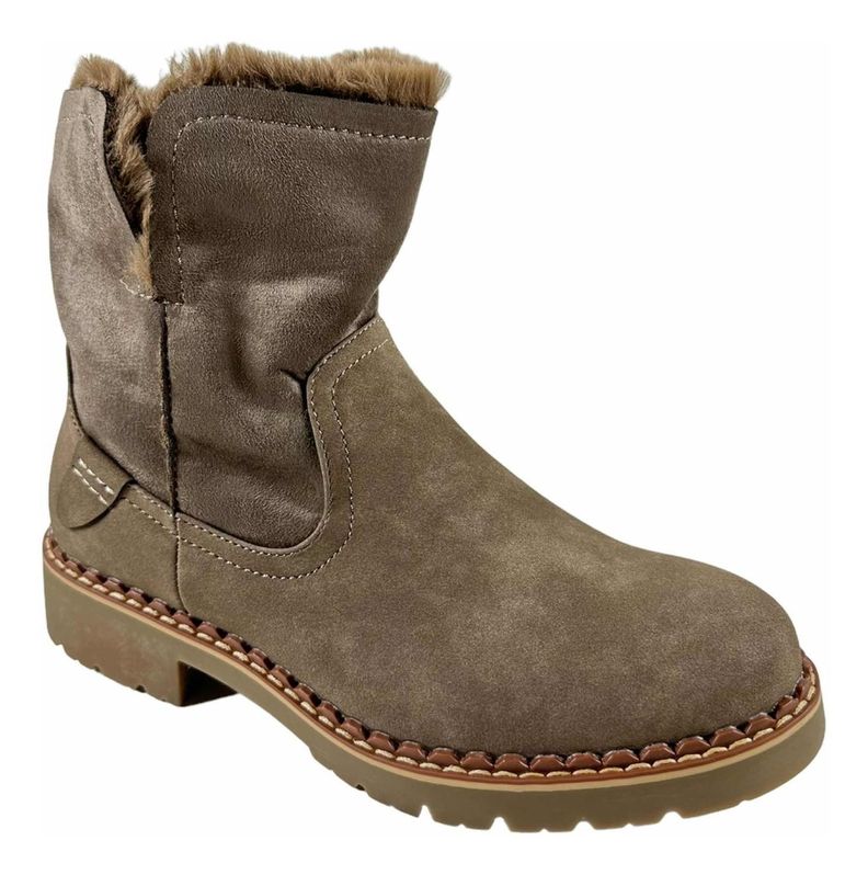 Botin Via Uno Chiporro Mujer Caqui 12082426-3