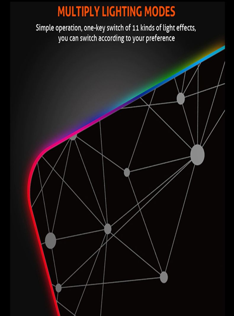 Mouse Pad Gamer Rubber Rgb MT-PD120 - Meetion-5
