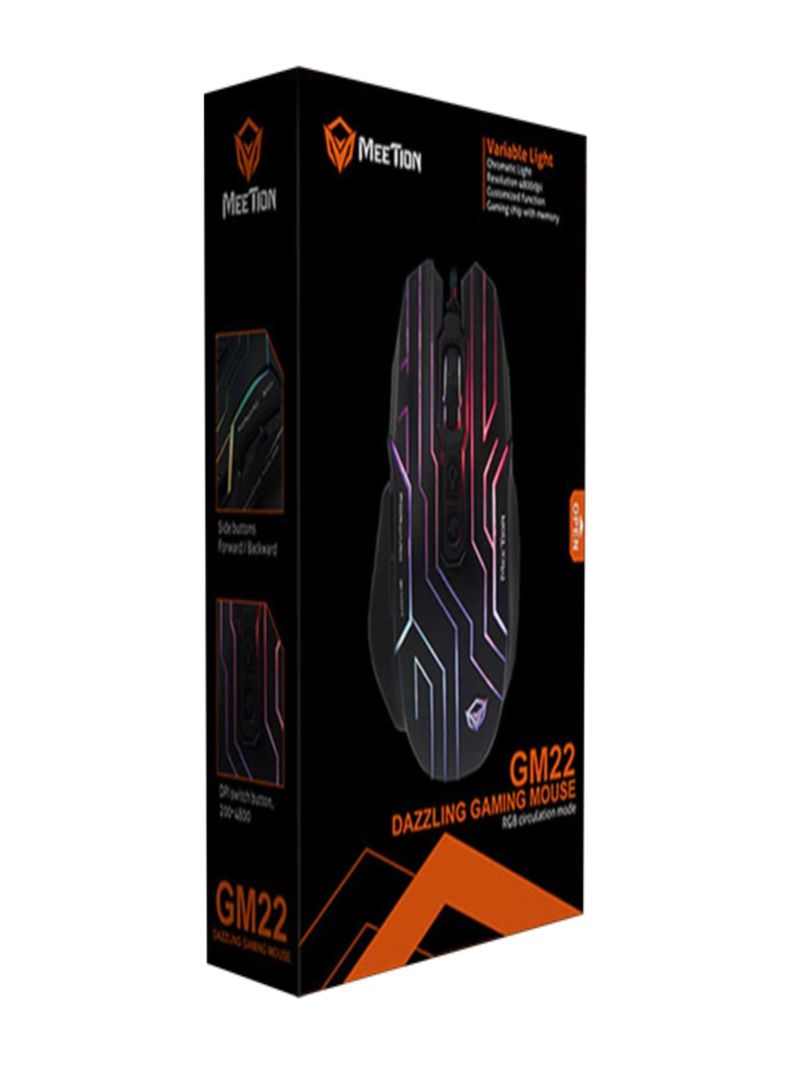 Mouse Gamer Con Cable Rgb MT-GM22 Meetion-5