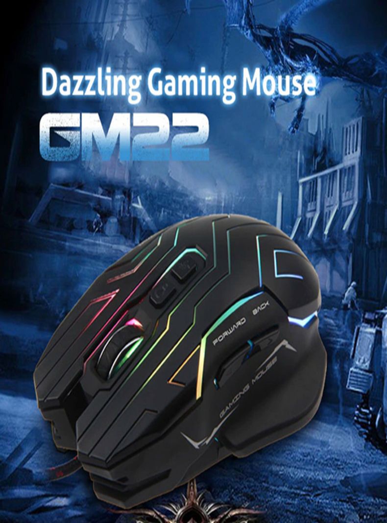 Mouse Gamer Con Cable Rgb MT-GM22 Meetion-7